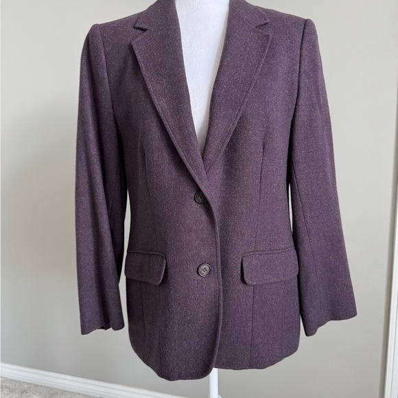 Pendleton Vintage 100% Virgin Wool Purple Blazer Size 12 - Picture 1 of 8